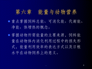 动物营养学第六章能量与动物营养课件.ppt