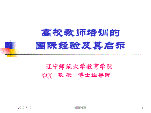 高校教师培训的国际经验及其启示课件.ppt