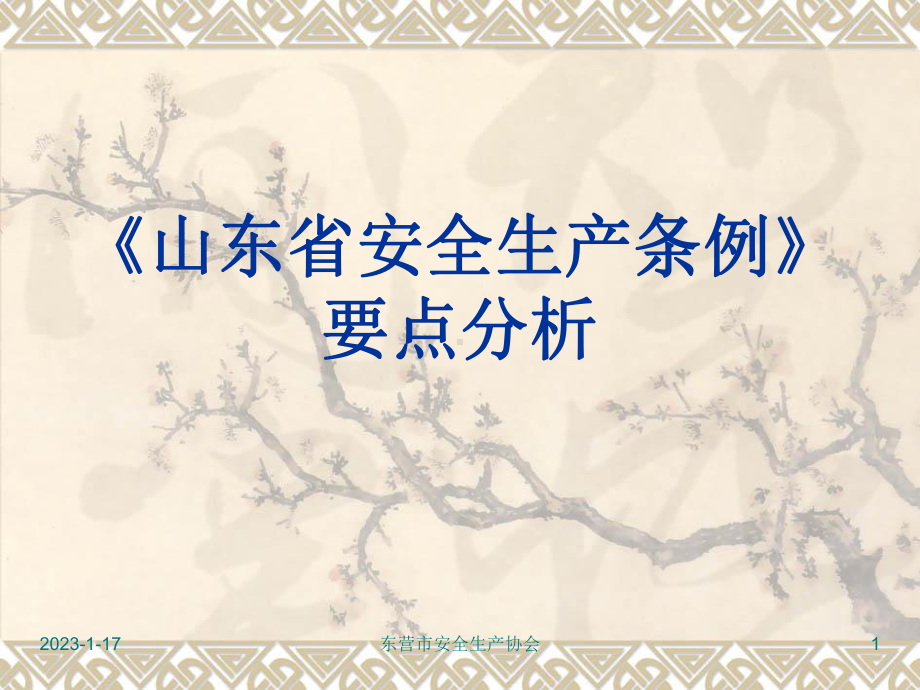 《山东省安全生产条例》要点分析课件.ppt_第1页