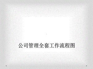 公司管理全套工作流程图课件.ppt