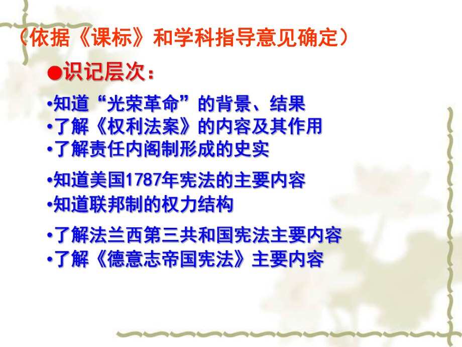 高考历史复习专题七：近代西方民主政治的确立和完善教学课件人教课标版.ppt_第3页