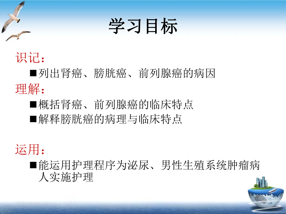 外科护理学配套光盘泌尿男性生殖系统肿瘤病人的护理培训课件.ppt_第2页