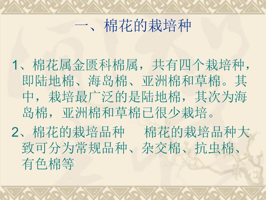 棉花的形态特征和生长发育课件.ppt_第1页