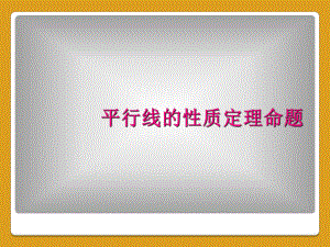 平行线的性质定理命题课件.ppt