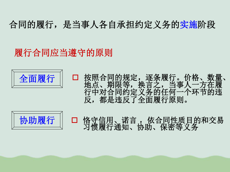 合同履行的原则与规则课件.ppt_第2页