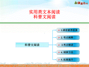 高考语文全国一轮专题复习课件：实用类文本阅读科普文阅读.ppt