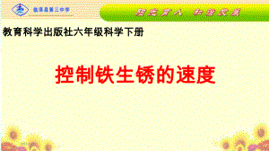 六年级下册科学课件《控制铁生锈的速度》教科版22.ppt