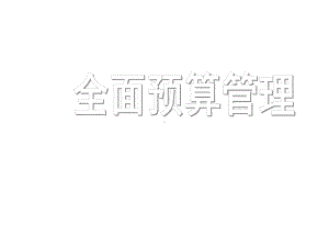 全面预算管理XXXX(上市公司咨询项目内训密)课件.pptx