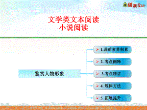 高考语文全国一轮专题复习课件：文学类文本阅读鉴赏人物形象.ppt