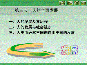 马克思主义哲学电子教案第八章社会进步与人的发展教学内容第三节人的全面发展课件.ppt