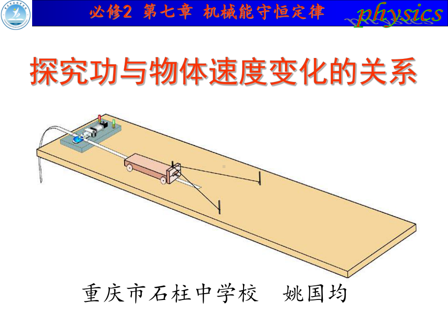 高中物理必修2实验：探究功与物体速度变化的关系课件.ppt_第2页