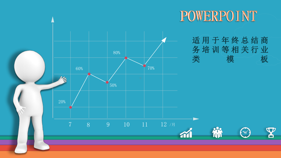 商务培训行业年终总结汇报模板课件.pptx_第1页