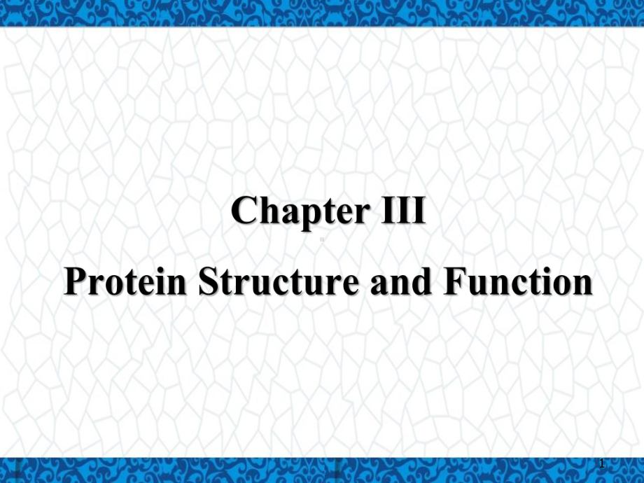 高等教学大一英语下课件：ProteinStructureandFunction.ppt_第1页