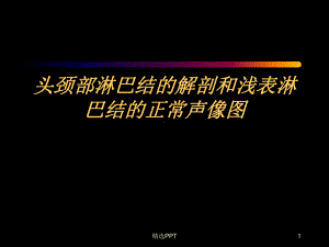 颈部淋巴结疾病的超声诊断特点课件.ppt