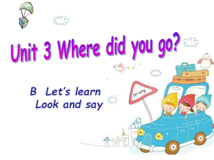 六年级下册英语课件Unit-3-Where-did-you-go-BLet’s-learn-Look-and-say人教Pep.pptx（纯ppt,可能不含音视频素材）