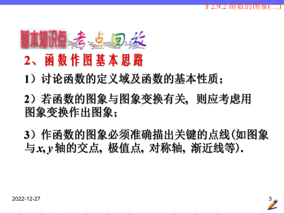 高考数学一轮复习函数的图象2课件.ppt_第3页