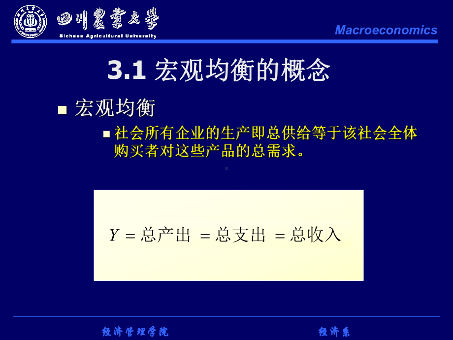 宏观经济学课件第四章-总支出与国民收入产品市场角度.ppt_第3页