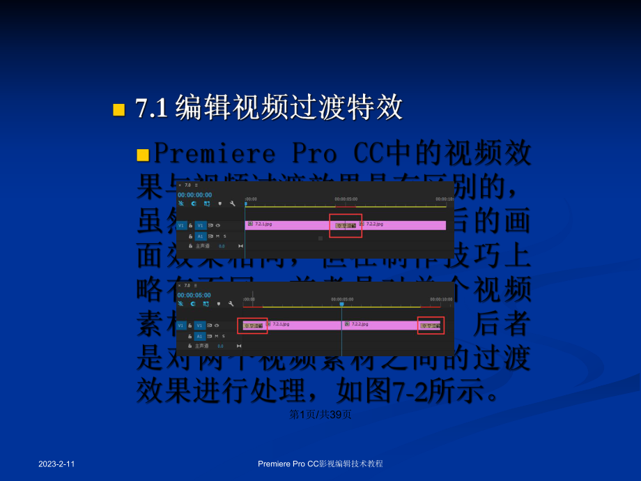 Premiere-CC视频过渡特效学习教案课件.pptx_第2页