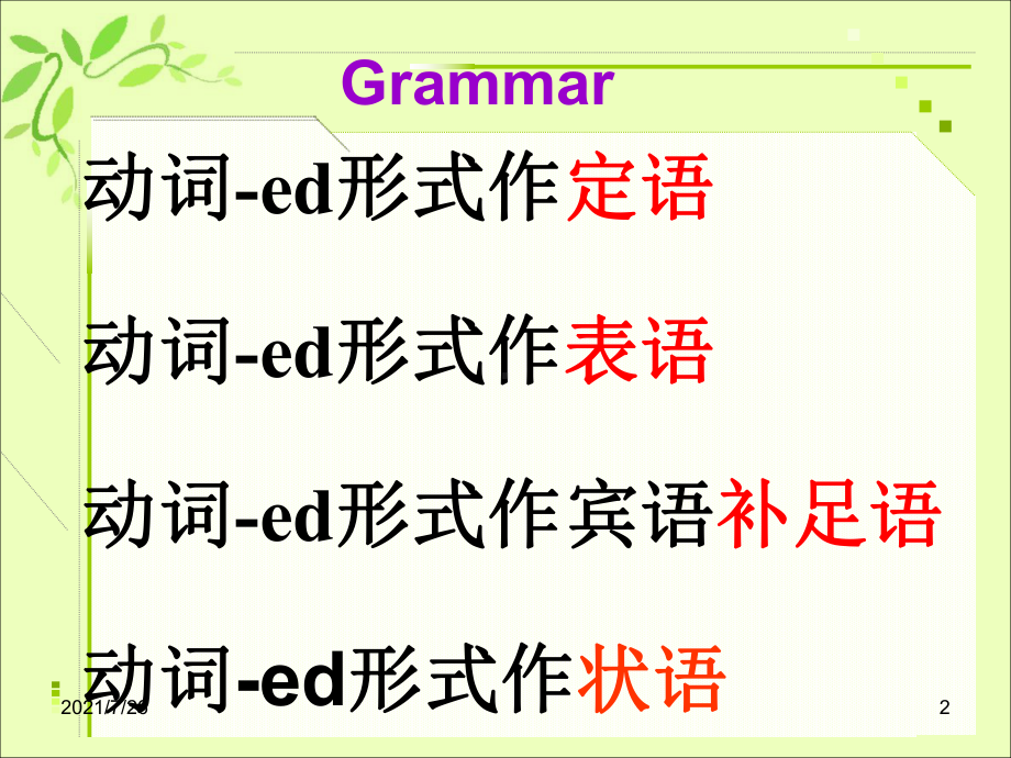 (最新整理)分词作状语课件.ppt_第2页