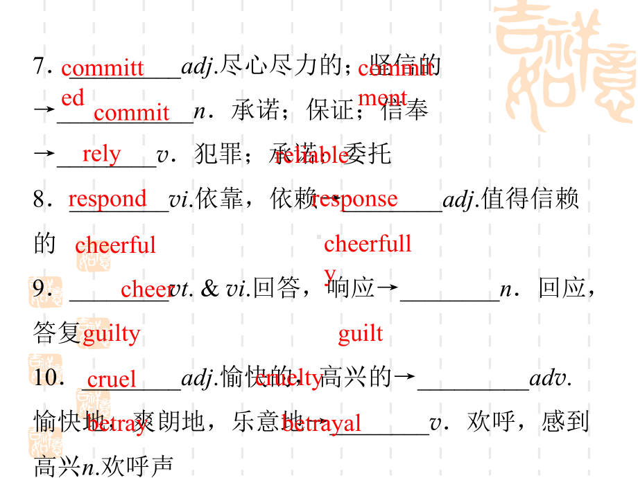 高三英语(译林)总复习课件：第一部分Module5Unit1.ppt_第3页