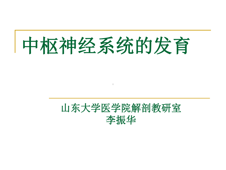 中枢神经系统的发育解析课件.ppt_第1页