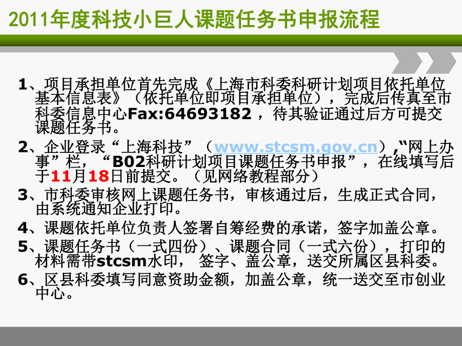 上海市科技小巨人工程项目课题任务书申报培训教程-上海市科技创业中心课件.ppt_第3页