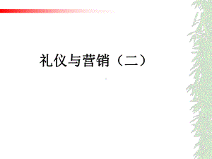 《市场营销礼仪二》课件.ppt