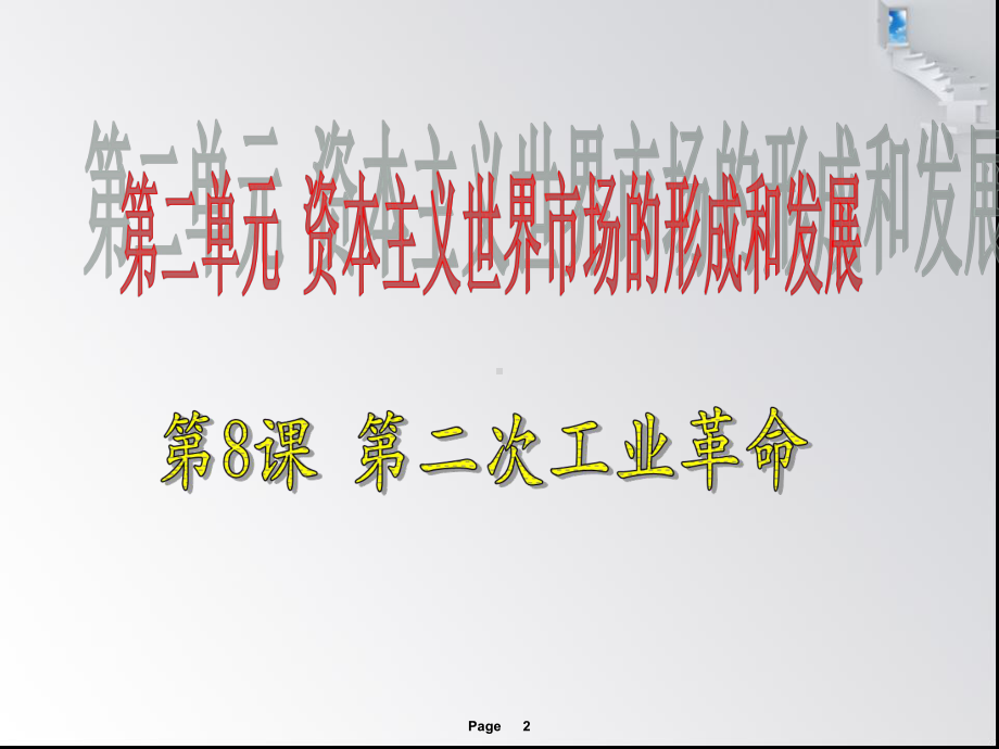 人教版高中历史必修二第八课第二次工业革命课件.ppt_第2页