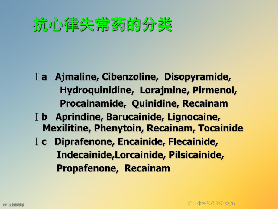 抗心律失常药的分类课件1.ppt_第2页