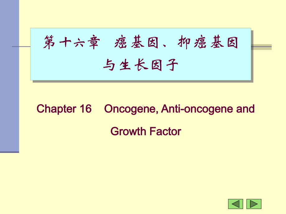 癌基因与抑癌基因课件.ppt_第1页