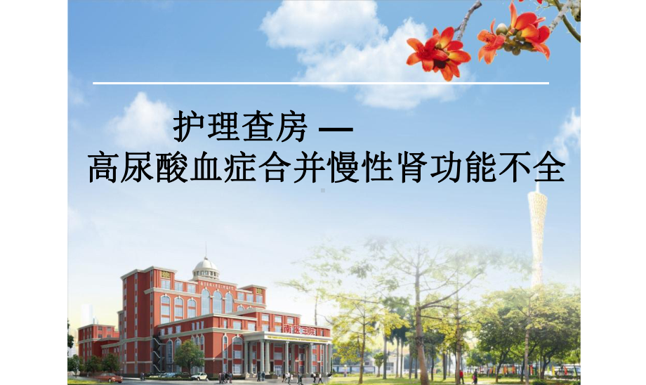 护理查房高尿酸血症医学课件.ppt_第1页