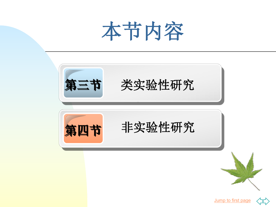 护理研究-科研设计-类实验性研究与非实验性研究课件.ppt_第1页