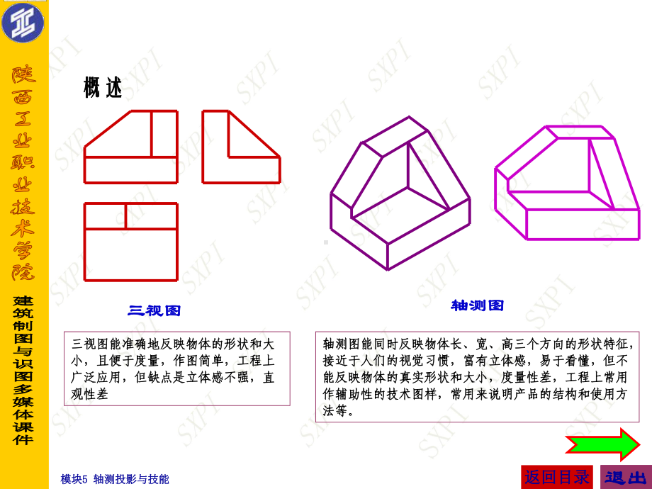 最新版建筑制图课件-模块5-轴测投影与技能.ppt_第3页