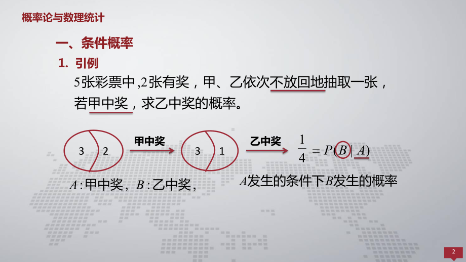 概率论与数理统计课件14条件概率、全概率公式、贝叶斯公式.pptx_第2页