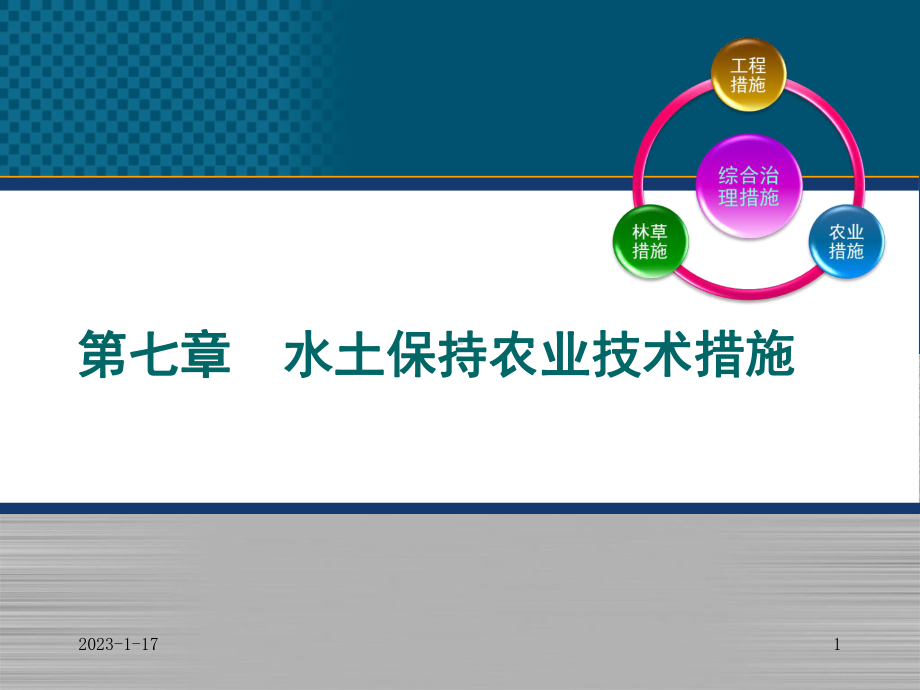 水土保持农业技术措施概述模板课件.ppt_第1页