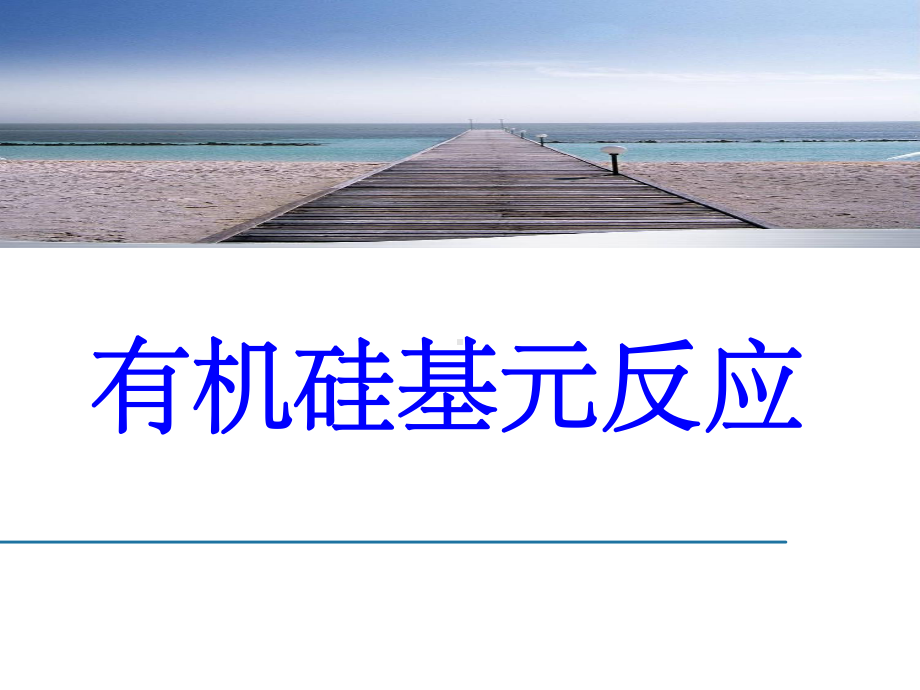 有机硅化学反应课件.ppt_第1页