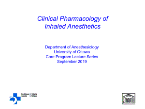 吸入麻醉药的临床药理学(英文)课件.ppt