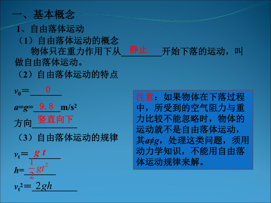 最新-自由落体运动和竖直上抛运动课件-.ppt_第2页