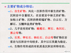 沉积岩的主要特征与分类标准课件.pptx