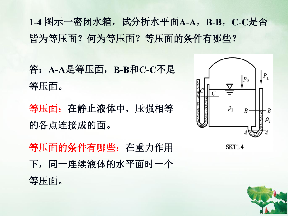 水力学水静力学课件.pptx_第1页