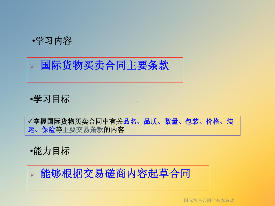 国际贸易合同的基本条款课件.ppt_第3页