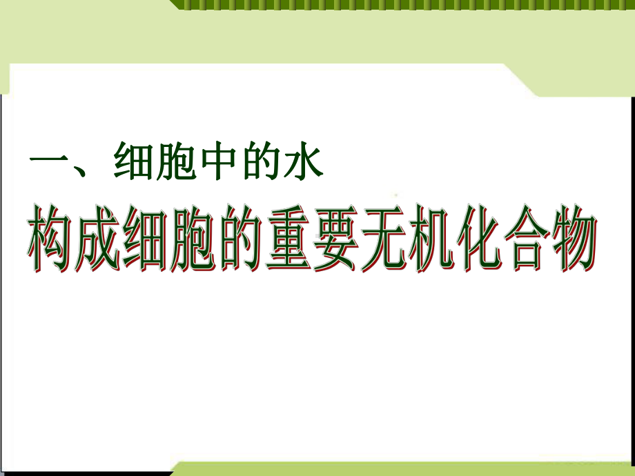 生物必修一细胞中的无机物课件.ppt_第2页