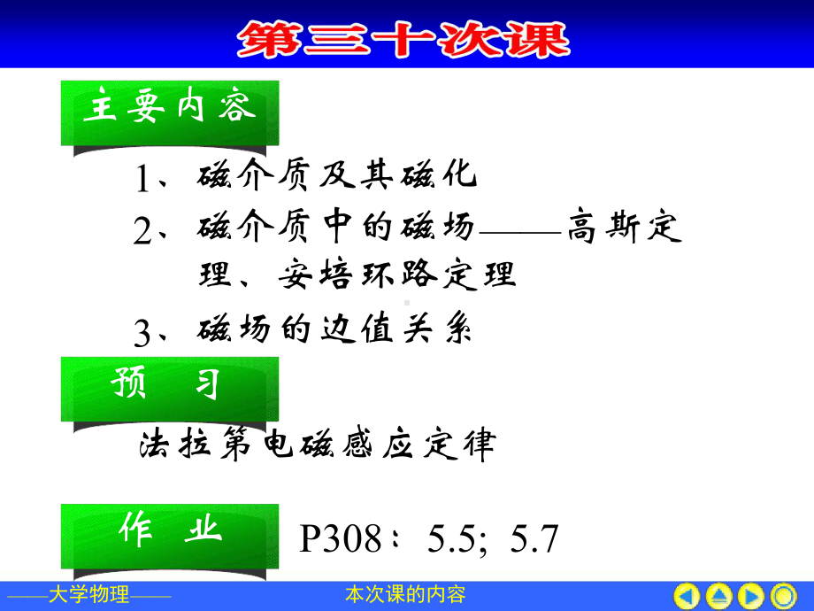 有磁介质存在时的磁场课件.ppt_第1页