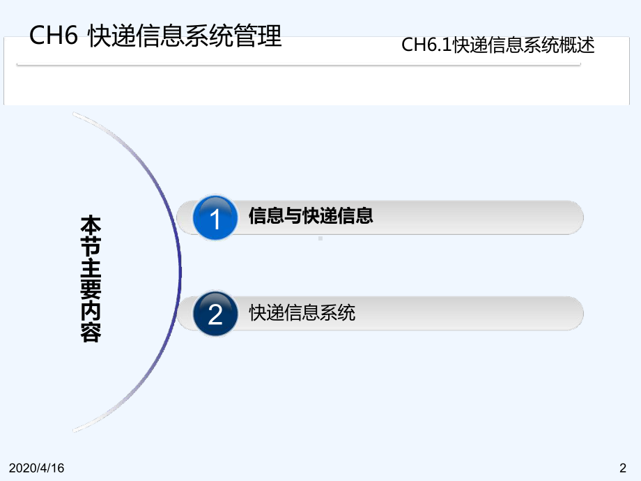 快递业务操作与管理快递信息系统管理课件.ppt_第2页