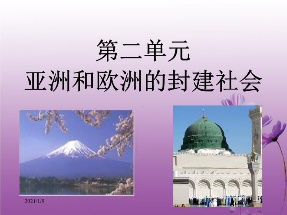 最新九年级历史上册第二单元《亚洲和欧洲的封建社会》课件.ppt_第3页