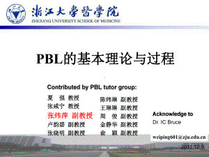 讲座PBL的基本理论与过程课件.ppt