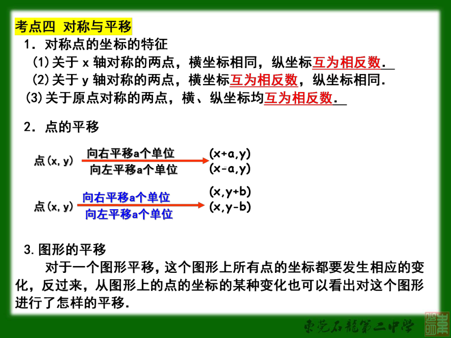 第九讲平面直角坐标系函数及其图像课件.ppt_第3页