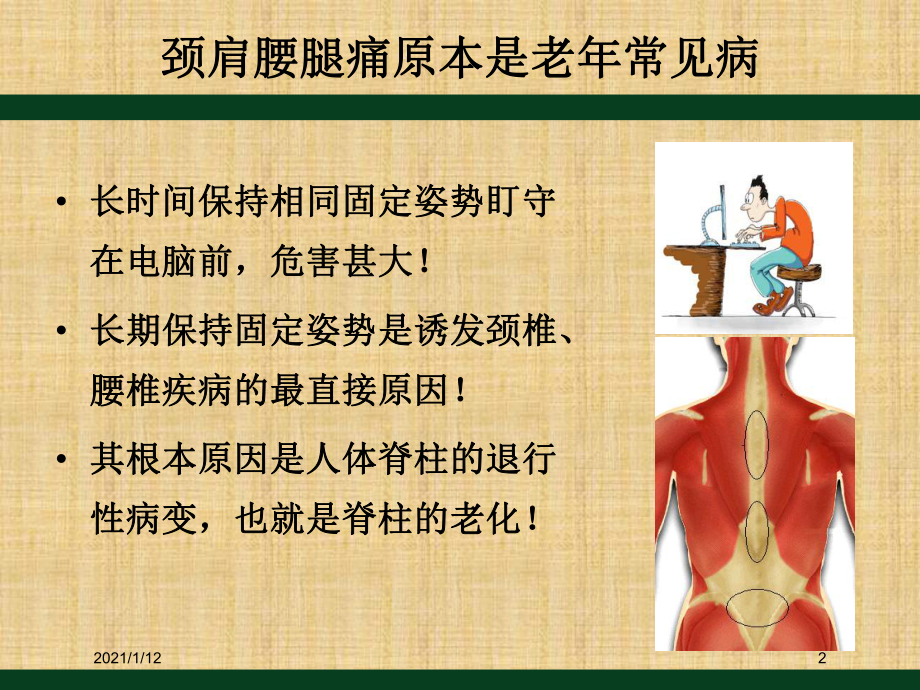 颈肩腰腿痛的防治与自我保健资料课件.ppt_第2页