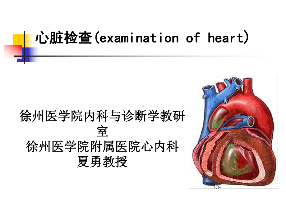 心脏检查examinationofheart课件.ppt_第1页