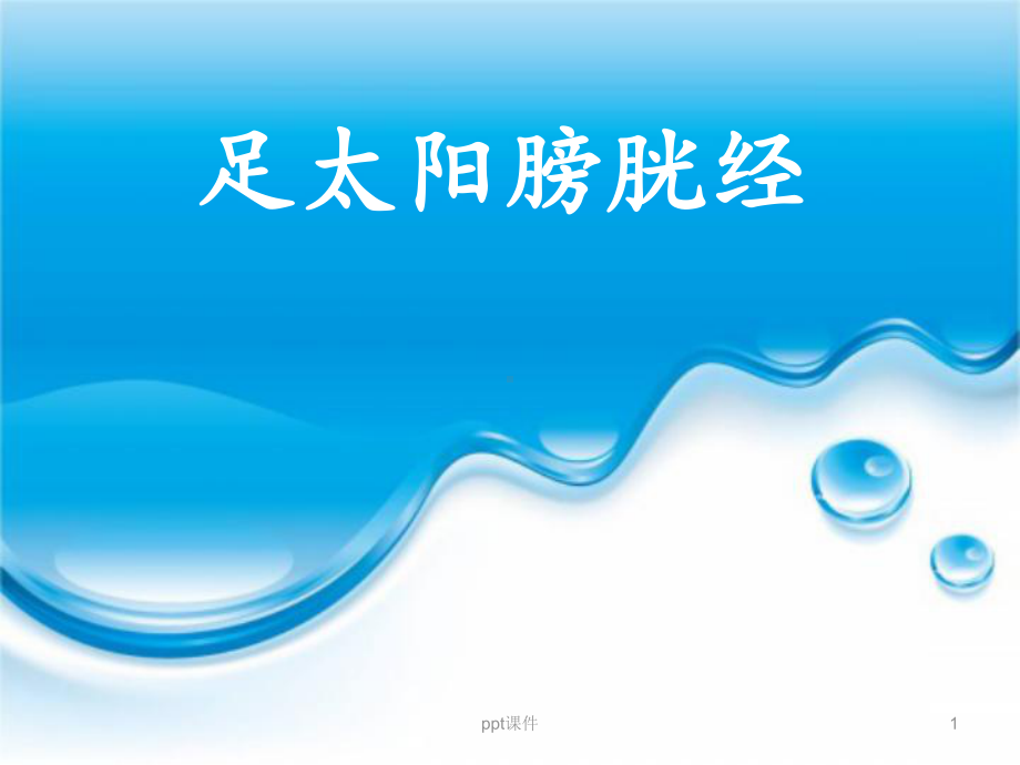 足太阳膀胱经-课件.ppt_第1页